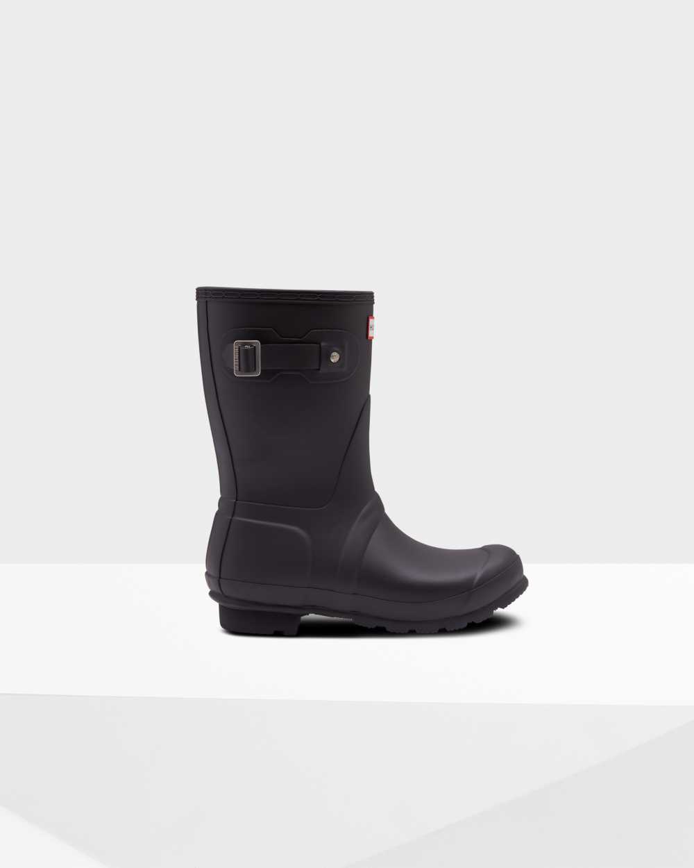 Botas De Agua Mujer - Hunter Original Short Insulated Negras - KLNUIW-265 - Negras